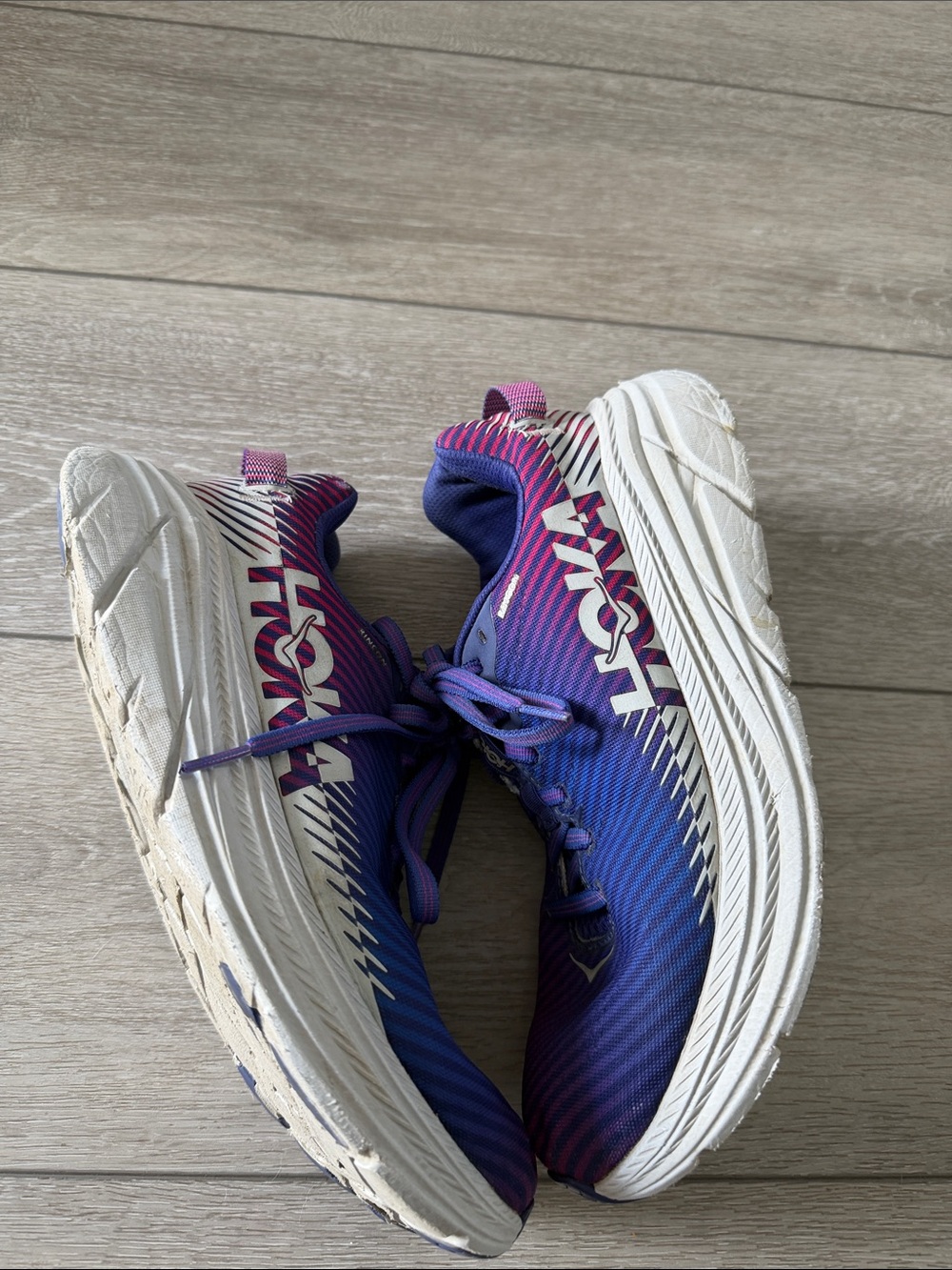Hoka one Women's Rincon clematis blue Purple Gradient sneakers 7.5 - Picture 6 of 10